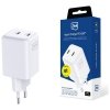 3MK Ładowarka sieciowa Hyper Charger PD 45W GaN QC4+ PPS 2C biała